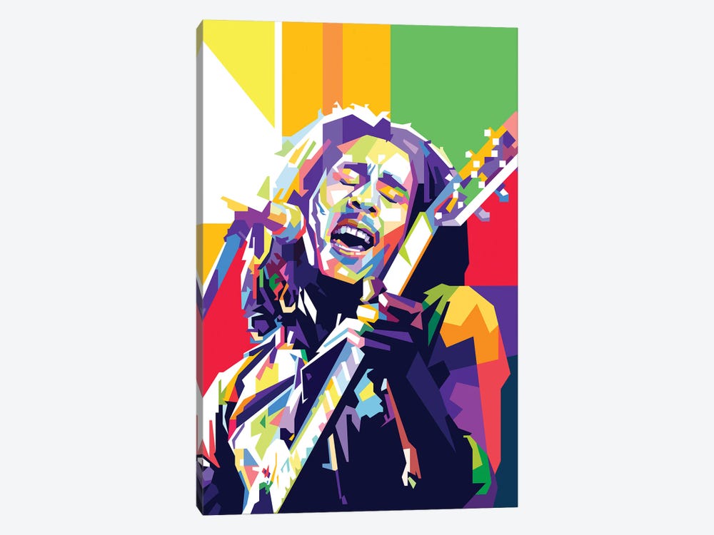 Bob Marley II by Dayat Banggai 1-piece Canvas Wall Art