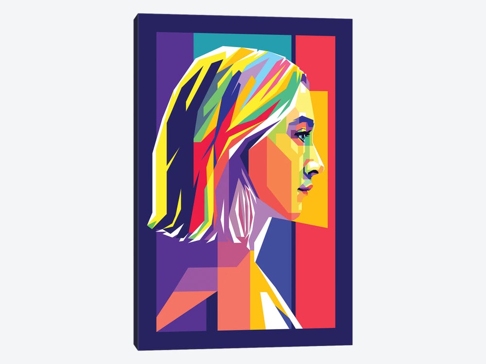 Lady Bird Saoirse Ronan by Dayat Banggai 1-piece Canvas Art