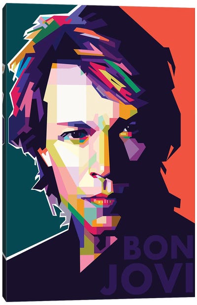 Bon Jovi Canvas Art Print - Jon Bon Jovi