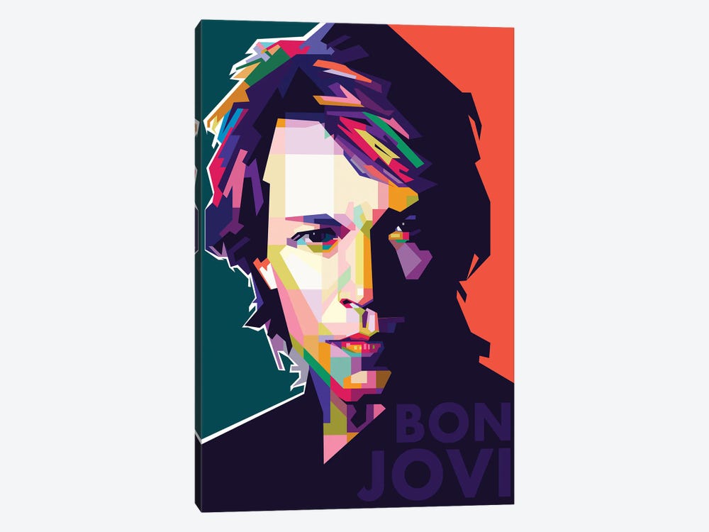 Bon Jovi by Dayat Banggai 1-piece Canvas Art Print