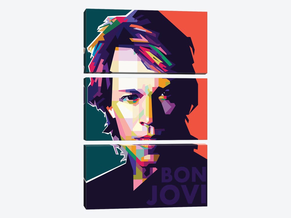 Bon Jovi by Dayat Banggai 3-piece Canvas Print
