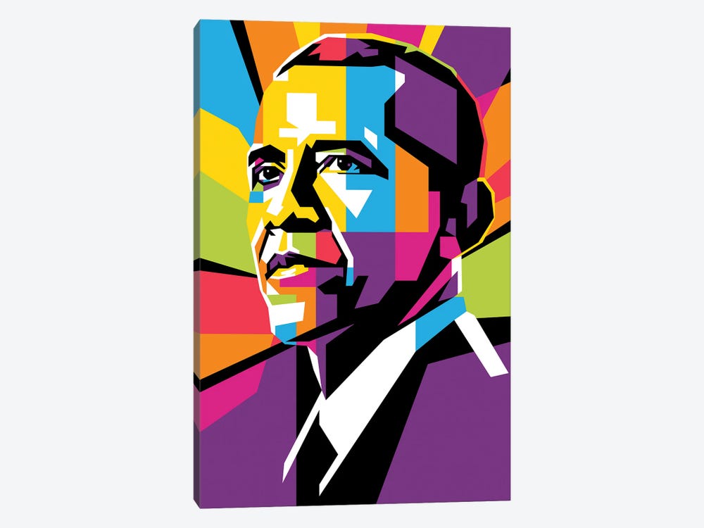 Barack Obama II by Dayat Banggai 1-piece Canvas Art