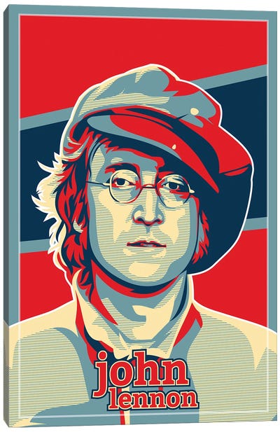 John Lennon III Canvas Art Print - Dayat Banggai