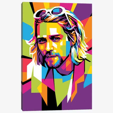 Kurt Cobain II Canvas Print #DYB162} by Dayat Banggai Canvas Artwork
