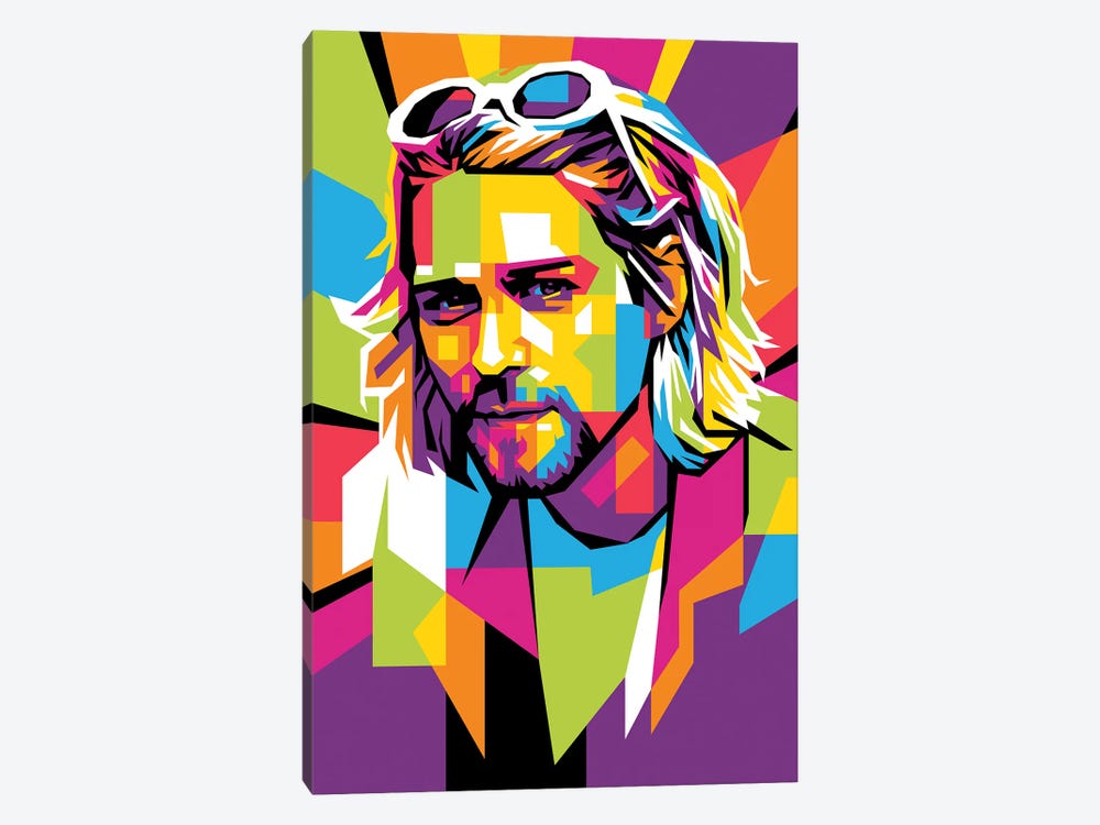 Kurt Cobain II by Dayat Banggai 1-piece Canvas Art