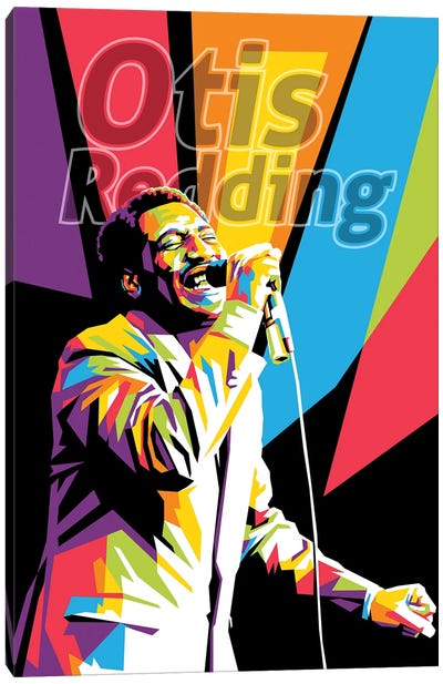 Otis Redding II Canvas Art Print - Jazz Art
