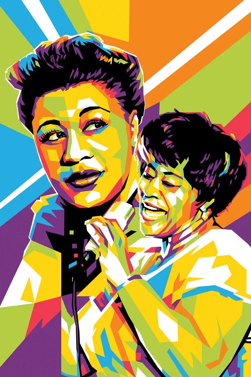 Ella Fitzgerald III by Dayat Banggai wall art