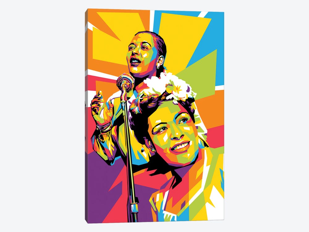 Billie Holiday III by Dayat Banggai 1-piece Art Print