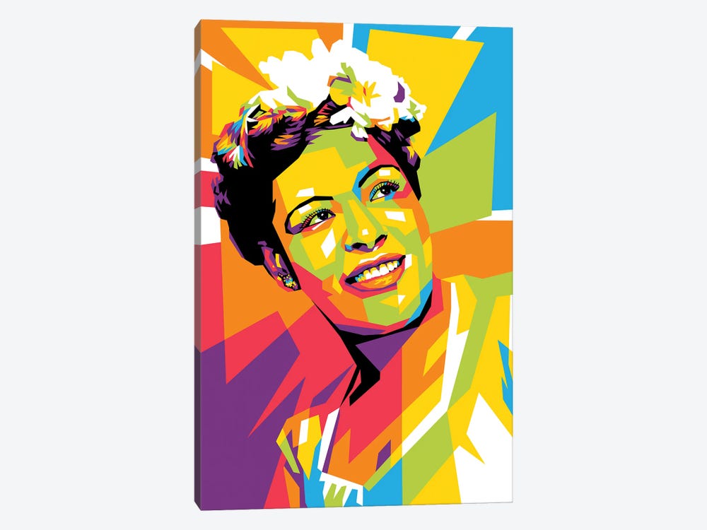 Billie Holiday by Dayat Banggai 1-piece Canvas Art