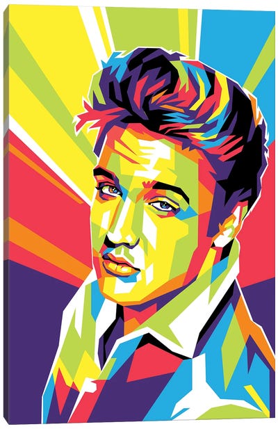 This is Elvis Presley Canvas Art Print - Dayat Banggai