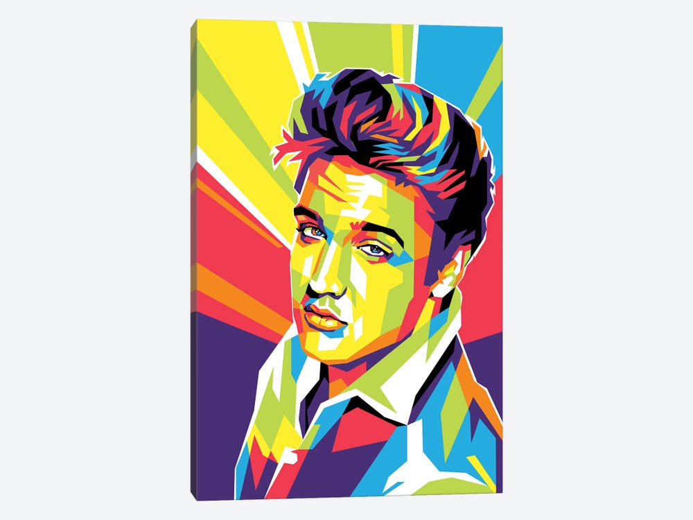This is Elvis Presley by Dayat Banggai 1-piece Canvas Print