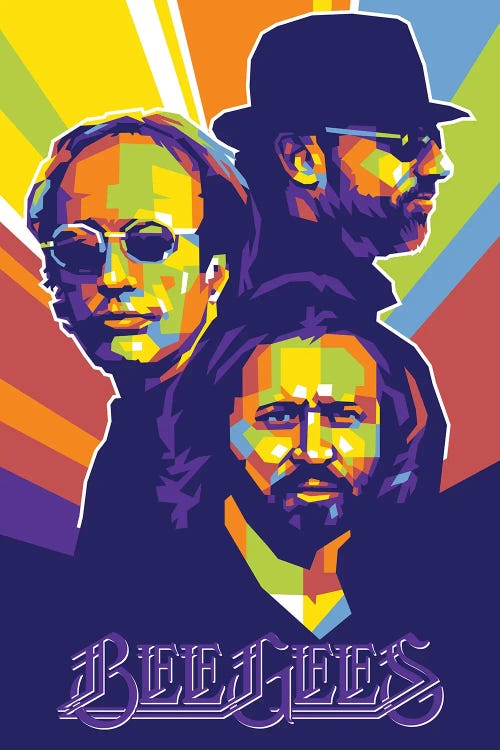 The Bee Gees by Dayat Banggai wall art