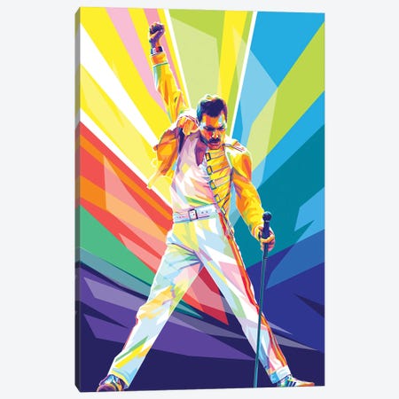Yeah Freddie..!! Canvas Print #DYB174} by Dayat Banggai Canvas Artwork