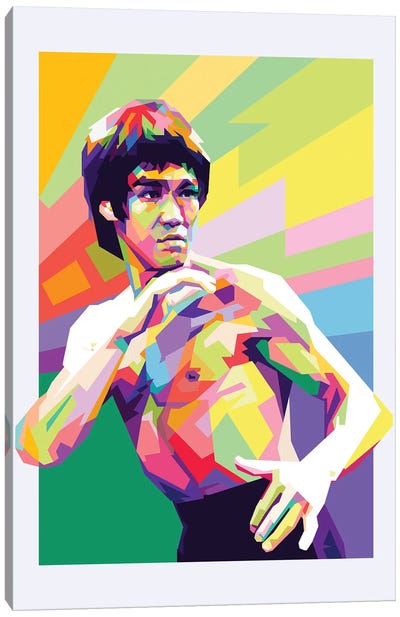 Bruce Lee III Canvas Art Print - Bruce Lee