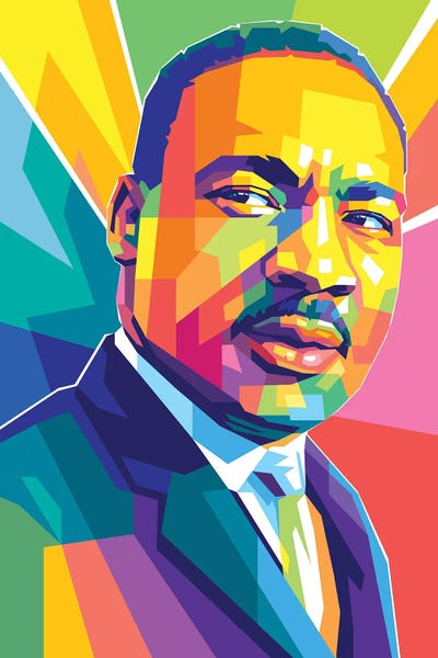 African American Art: Martin Luther King JR III by Dayat Banggai