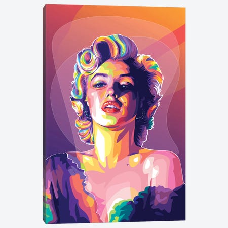 Marilyn Monroe II Canvas Print #DYB201} by Dayat Banggai Canvas Art Print