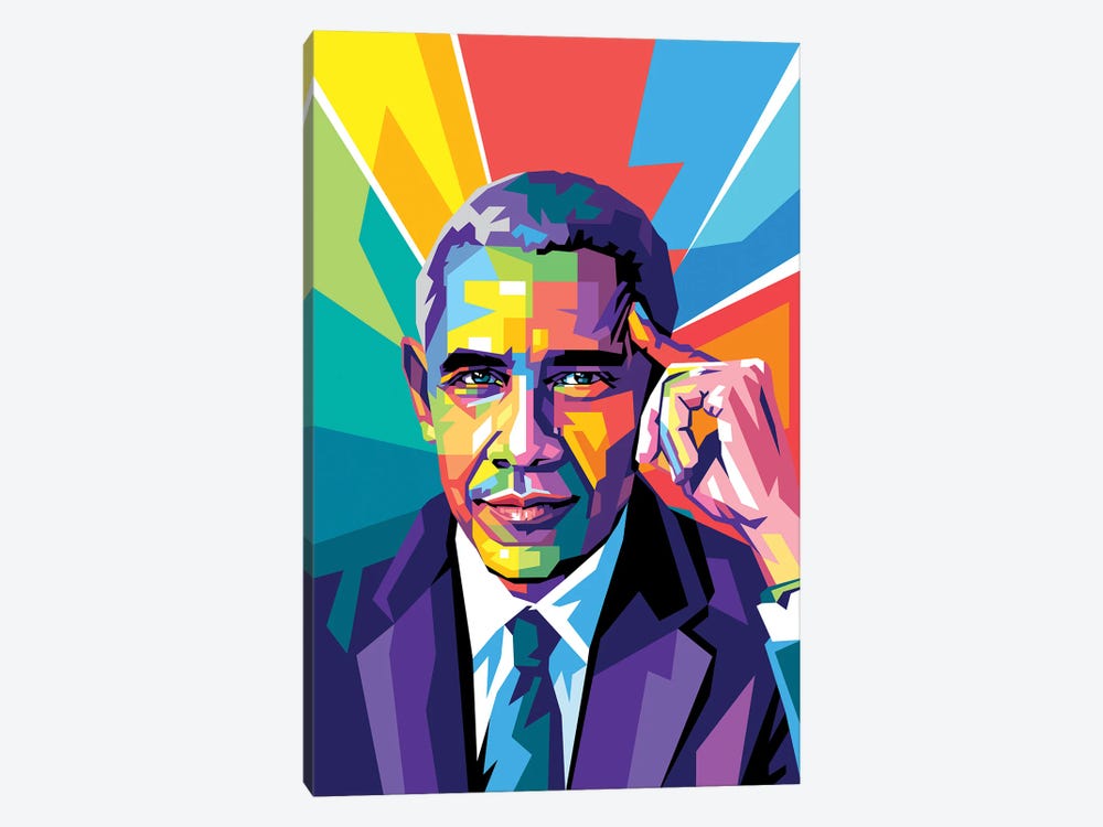 Obama Was Thinking by Dayat Banggai 1-piece Art Print