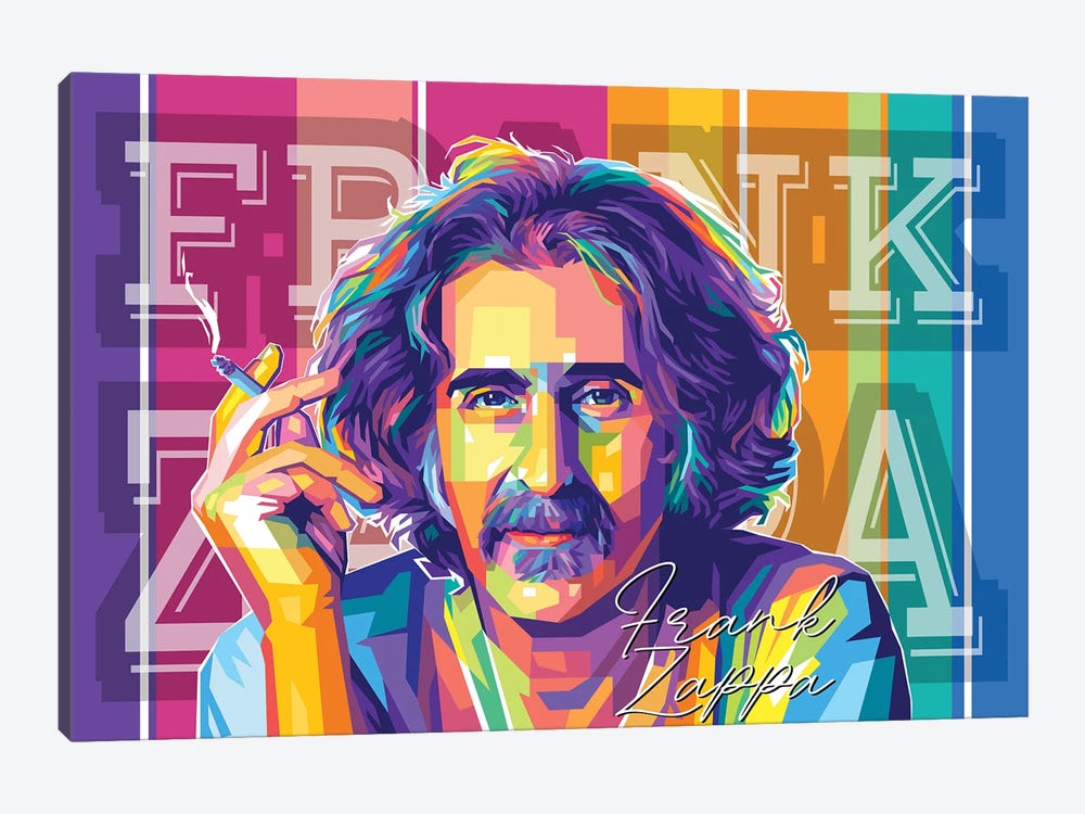 Frank Zappa by Dayat Banggai 1-piece Canvas Print