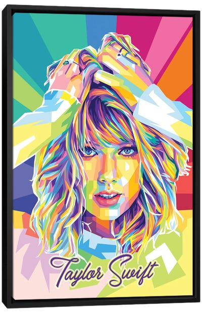 Taylor Swift II Canvas Art Print - Music Art