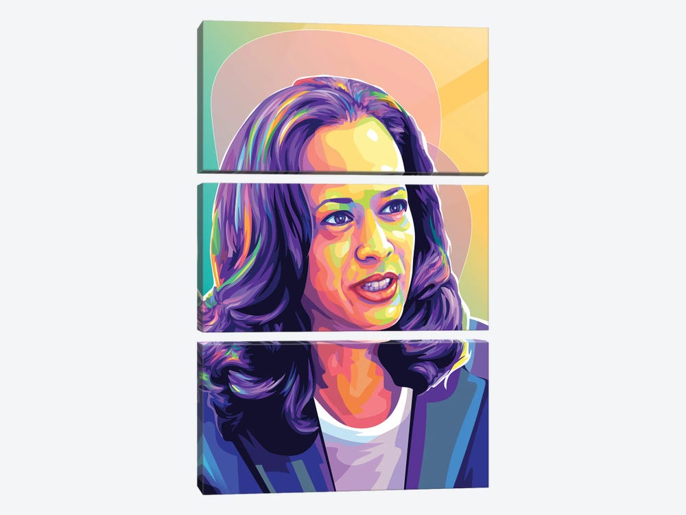 Kamala Harris II by Dayat Banggai 3-piece Art Print