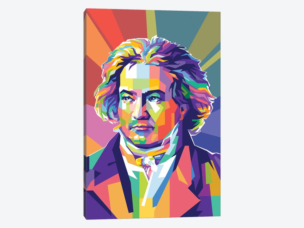 Ludwig Van Beethoven by Dayat Banggai 1-piece Canvas Print