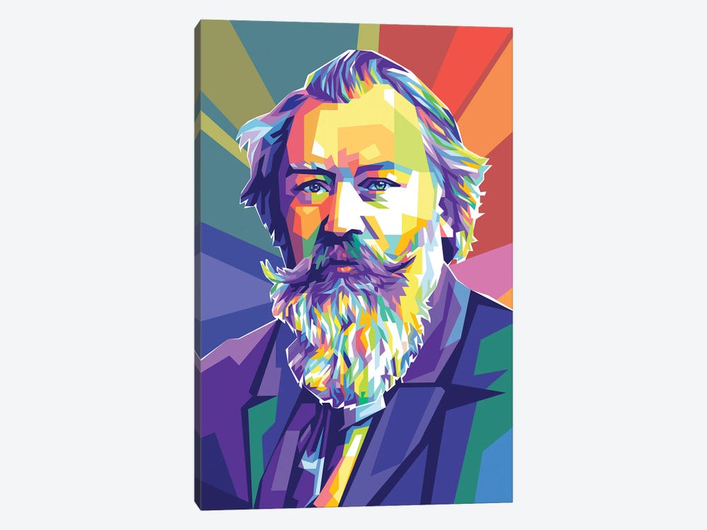 Johannes Brahms by Dayat Banggai 1-piece Canvas Artwork