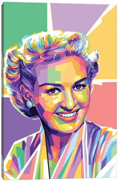 Betty Grable Canvas Art Print - Dayat Banggai