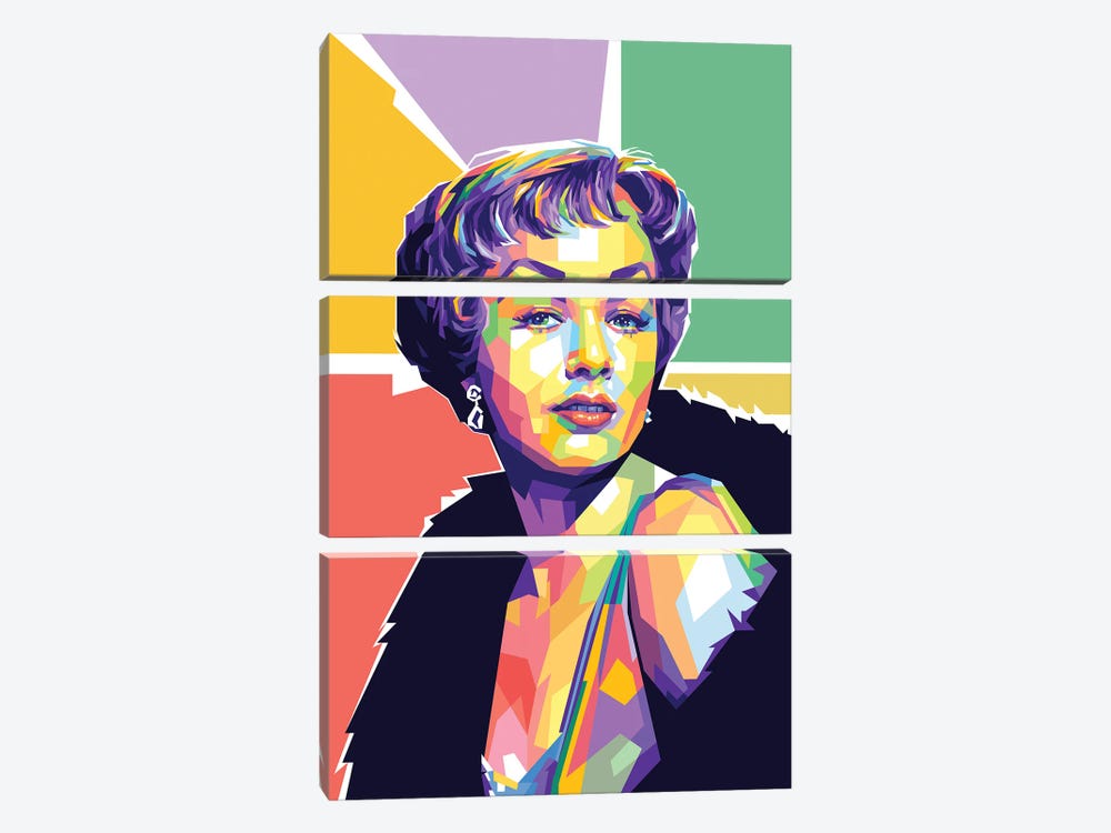 Piper Laurie by Dayat Banggai 3-piece Canvas Print