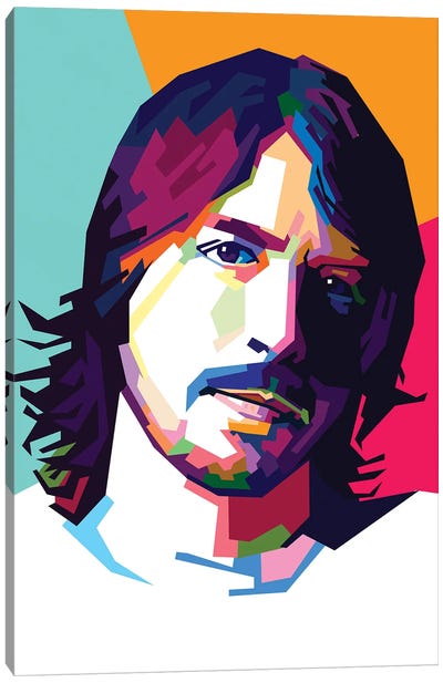 Dave Grohl II Canvas Art Print - Foo Fighters