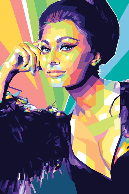 Sophia Loren II by Dayat Banggai wall art