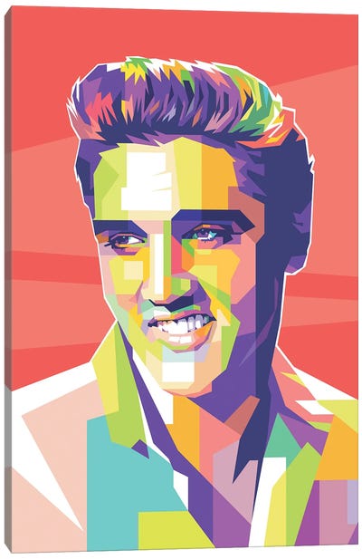 Elvis Presley Canvas Art Print - Dayat Banggai
