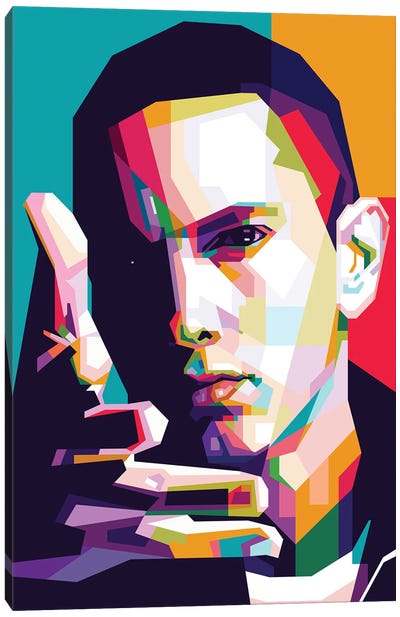 Eminem Canvas Art Print - Dayat Banggai