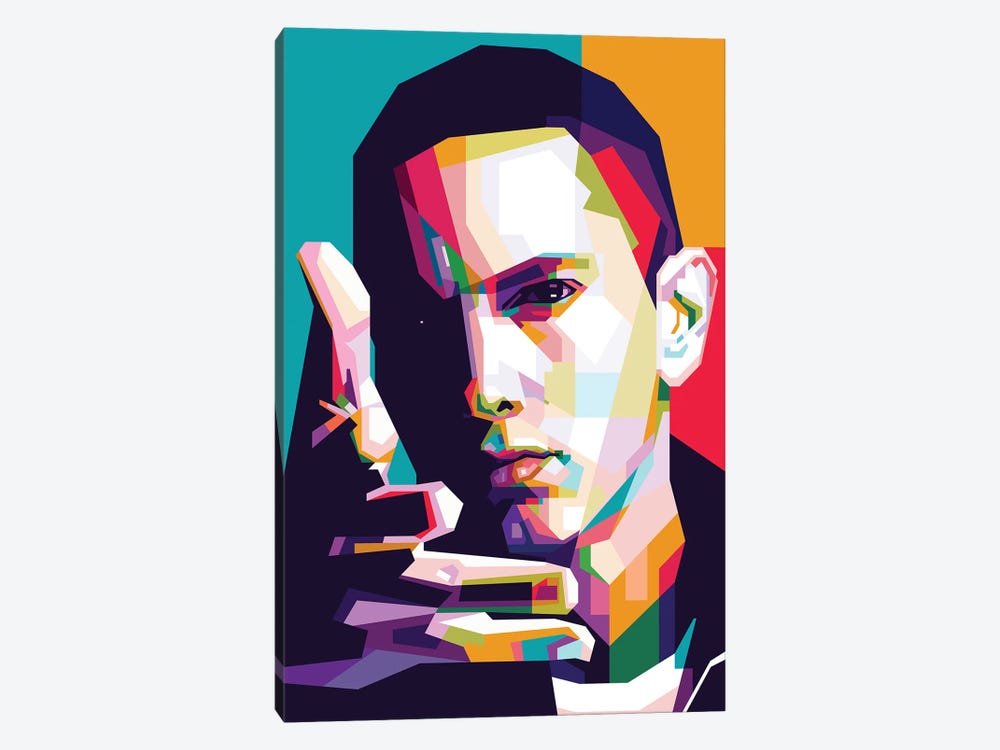 Eminem by Dayat Banggai 1-piece Canvas Art