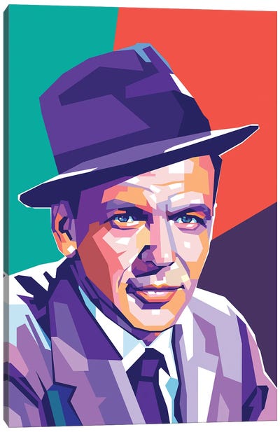 Frank Sinatra Canvas Art Print - Dayat Banggai