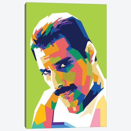Freddie Mercury Canvas Print by TM Creative Design | iCanvas