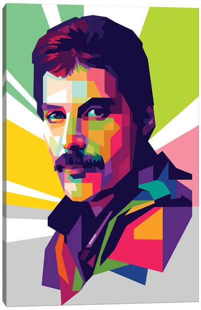Freddie Mercury II Canvas Art Print - Dayat Banggai