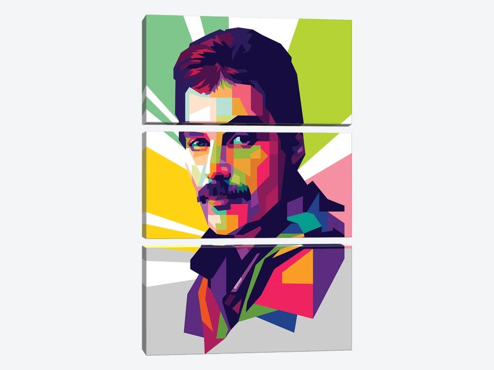 Freddie Mercury II by Dayat Banggai 3-piece Canvas Wall Art