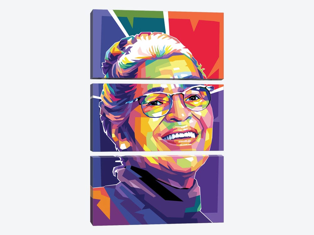 Rosa Parks by Dayat Banggai 3-piece Canvas Print