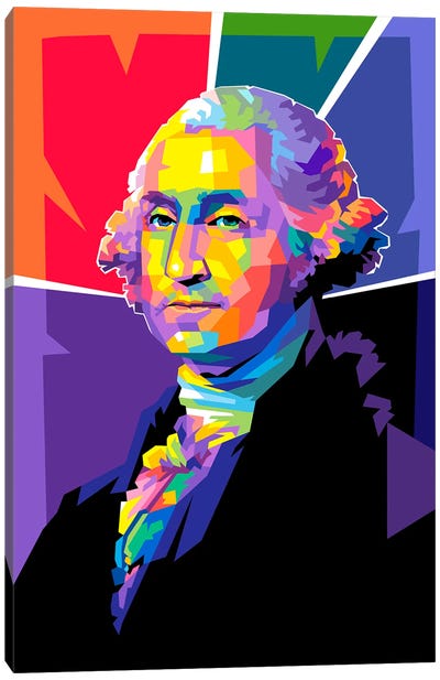 George Washington Canvas Art Print - Dayat Banggai
