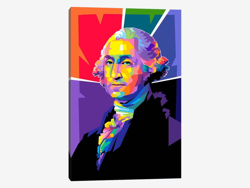 George Washington by Dayat Banggai 1-piece Canvas Art