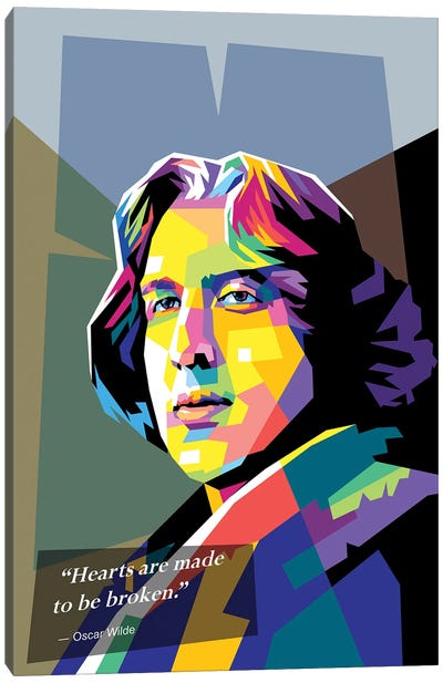 Oscar Wilde Canvas Art Print - Dayat Banggai