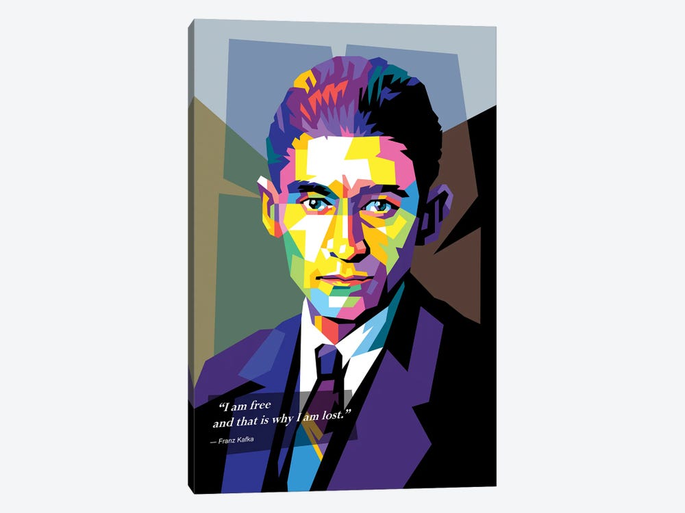 Franz Kafka by Dayat Banggai 1-piece Art Print