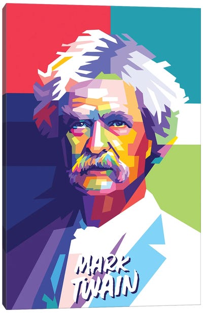 Mark Twain Canvas Art Print - Mark Twain