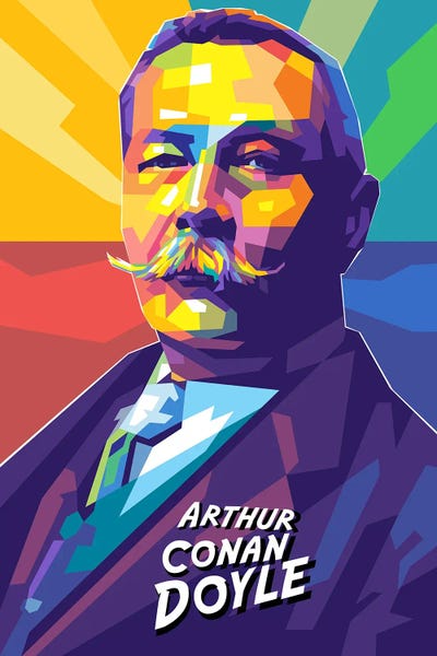 Arthur Conan Doyle by Dayat Banggai acrylic art print