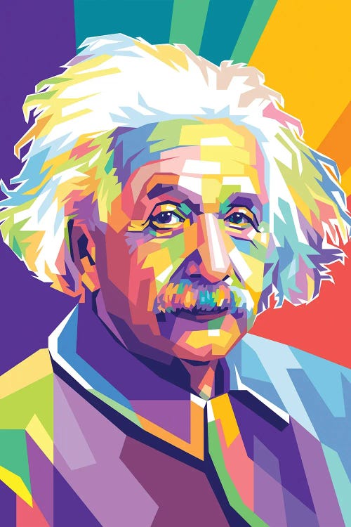 Albert Einstein by Dayat Banggai wall art