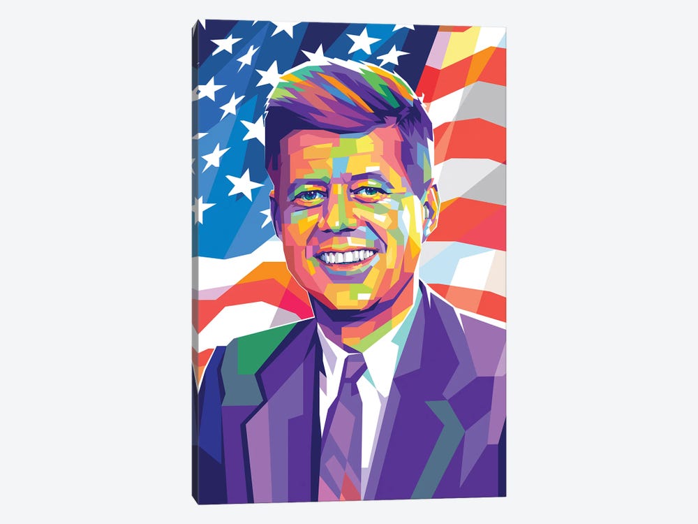 John Fitzgerald Kennedy by Dayat Banggai 1-piece Canvas Print