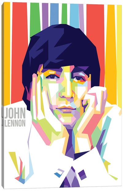 John Lennon I Canvas Art Print - Dayat Banggai