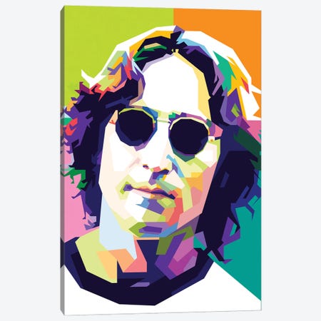 John Lennon II Canvas Print #DYB44} by Dayat Banggai Art Print