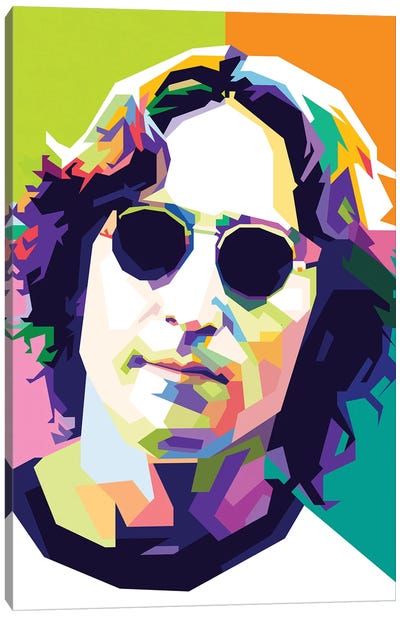 John Lennon II Canvas Art Print - Dayat Banggai
