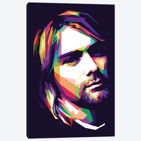 Kurt Cobain Canvas Print #DYB46} by Dayat Banggai Canvas Print
